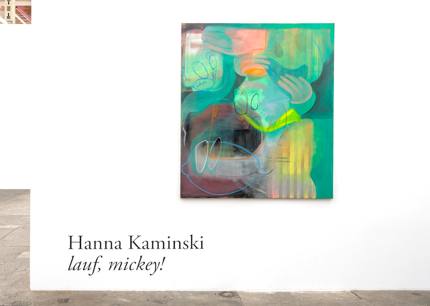 Hanna Kaminski: lauf, mickey!, 2021, installation view 2


